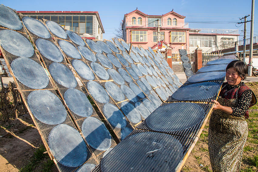 見(jiàn)過(guò)傳統(tǒng)技法做粉皮嗎？隨鏡頭走進(jìn)豫東農(nóng)村看看吧